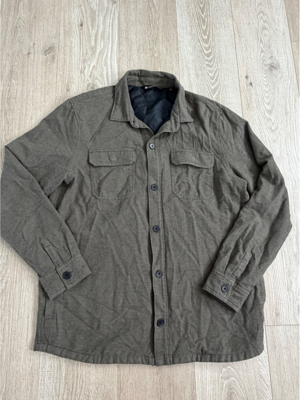TravisMathew gray Halfway There shirt jacket
